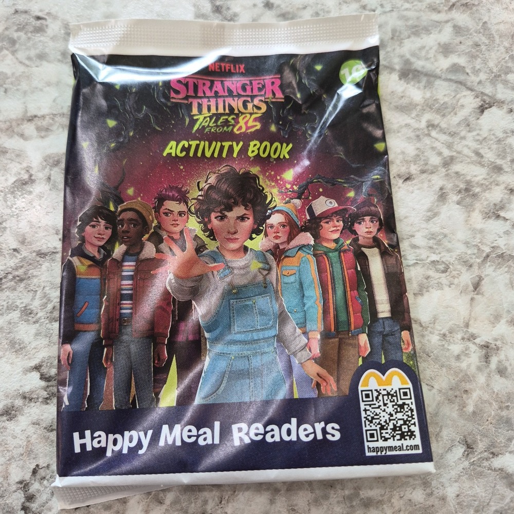 McDonalds Happy Meal Toy  - Stranger Things Tales From 85 - Activity Book # 10